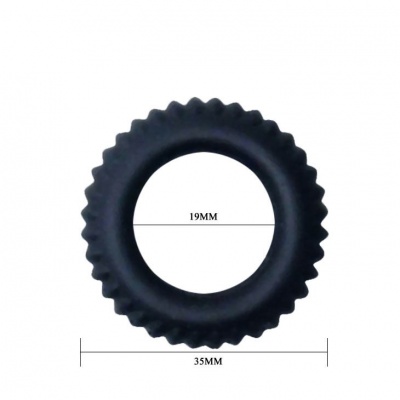 Baile Titan Cockring Black 1.9cm - image 4