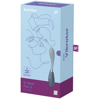 Satisfyer G-Spot Flex 3 Multi Vibrator Grey - image 4