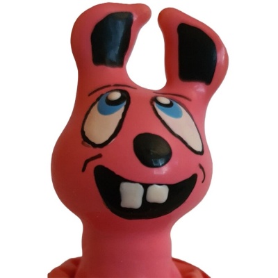Condomerie Laughing Pink Hare Hand-Painted Condom Condomerie Laughing Pink Hare Hand-Painted Condom