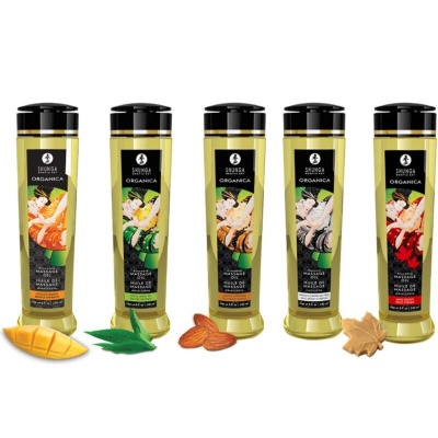 Shunga Organic Massage Oil Mango 240 ML - image 2