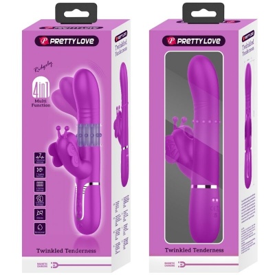 Pretty Love Multifunction Rabbit 4-in-1 Fuchsia - image 11