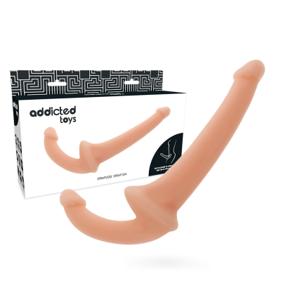Addicted Toys Strapless Dildo Natural 26cm - image 2