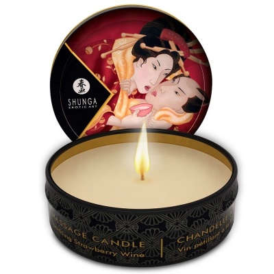 Shunga Mini Caress By Candlelight Massage Candles Display 24 - image 5