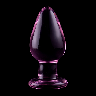 Model 3 Anal Plug Borosilicate Glass Pink 11 cm -o- 5 cm - image 7
