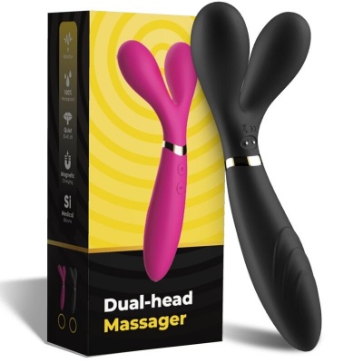 Armony Y-Wand Double Head Massager Black - image 5