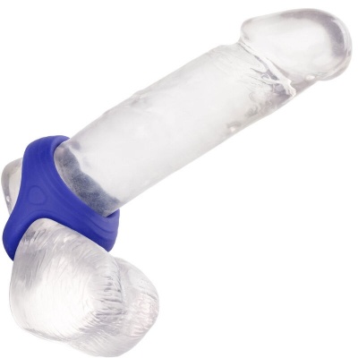 CalExotics Admiral Cock Ball Dual Ring Blue - image 5
