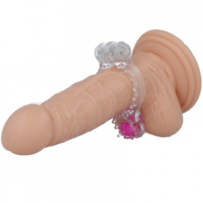 Casual Love Vibrating Double Pleasure Ring Transparent - image 3