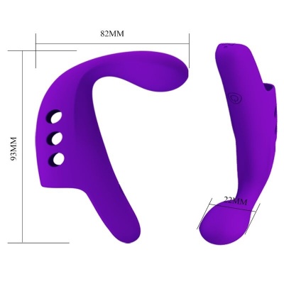 Pretty Love Gorgon Purple Finger Vibrator - image 7