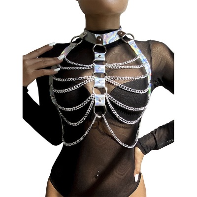Subblime Chest Harness Rings and Chains