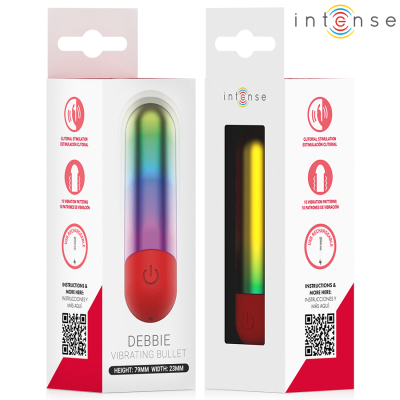 Intense Debbie Vibrating Bullet - Rainbow - image 6