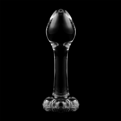 Model 2 Anal Plug Borosilicate Glass Clear 11 cm -o- 3.5 cm - image 7