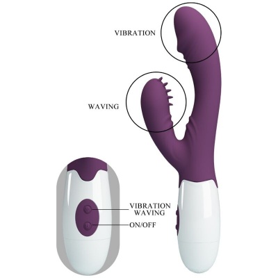 Pretty Love Andre Rabbit Vibrator Purple - image 8
