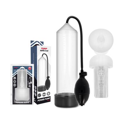 Pump Addicted RX3 Transparent with Pleasure Sleeve - image 2