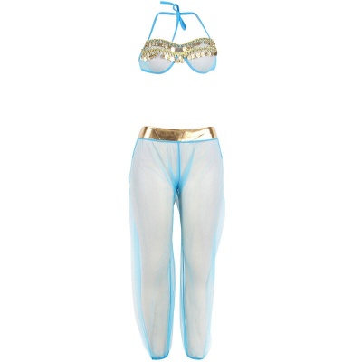 Subblime India Style Blue Lingerie Set L/XL - image 4