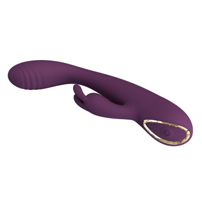 Pretty Love - Emma Rabbit Purple Vibrator With Stimulator - image 4