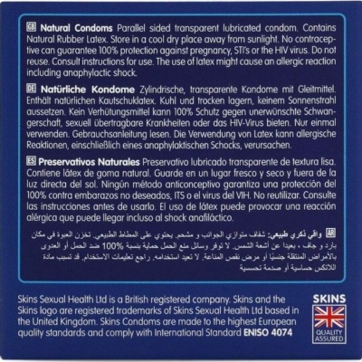 Skins Natural Premium Condoms 4 Units - image 4