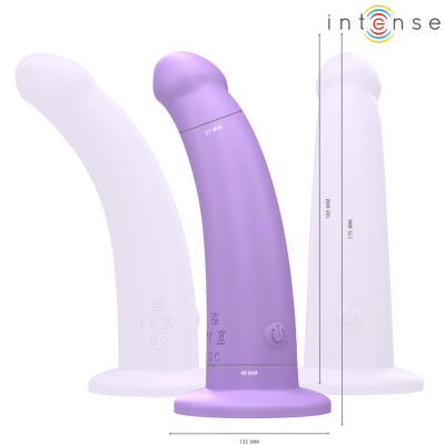 Intense Eddie Vibrator 17.5cm - Purple Remote - image 3