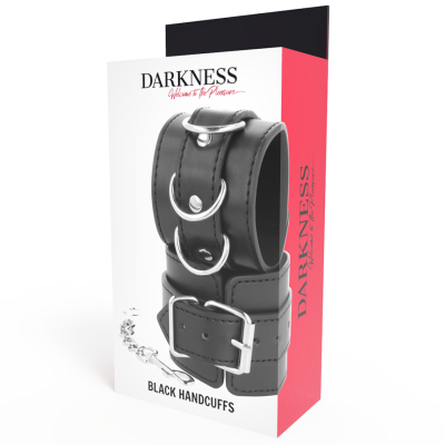 Darkness Black Leather Handcuffs - image 6