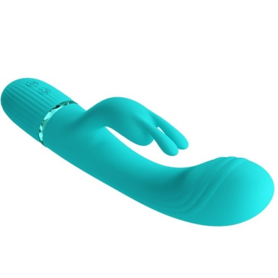 Pretty Love Scocco Rabbit Vibrator Turquoise - image 6
