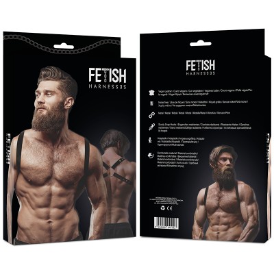 Fetish Submissive Back Harness Eco-Leather - image 2