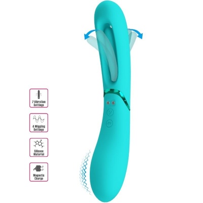 Romance Lexie G-Spot Vibrator, 7 Vibrations, Blue