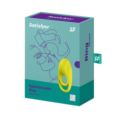 Satisfyer Spectacular Duo Ring Vibrator Yellow - image 3