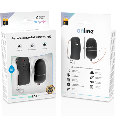 Online Remote Controlled Vibrating Egg Black - image 3
