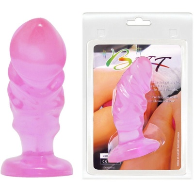 Baile Unisex Anal Plug Pink Suction Cup - image 4