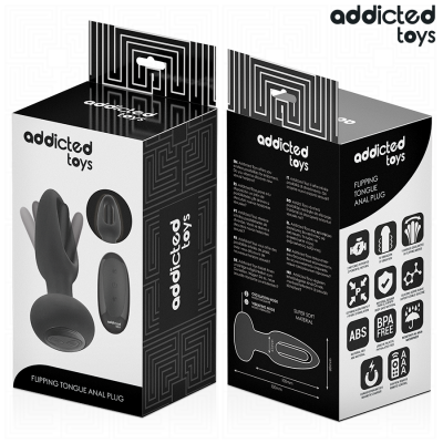 Addicted Toys Anal Plug Vibrating Tongue Remote - image 3
