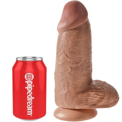 King Cock Chubby Realistic Penis 23cm Caramel - image 5
