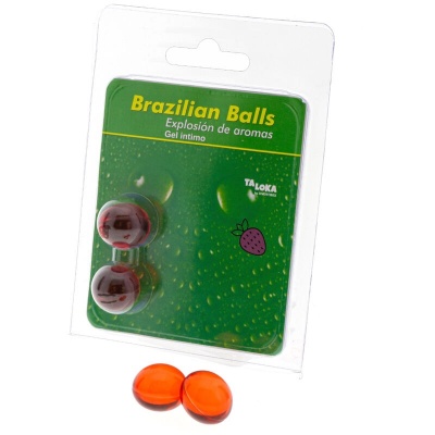 Taloka Brazilian Balls 2-Pack - Strawberry Gel