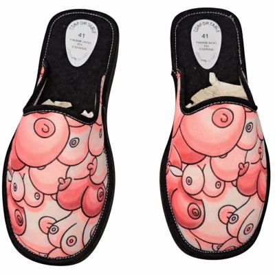 Diverty Sex Boobs Slippers Large 42-44 Diverty Sex Boobs Slippers Large 42-44