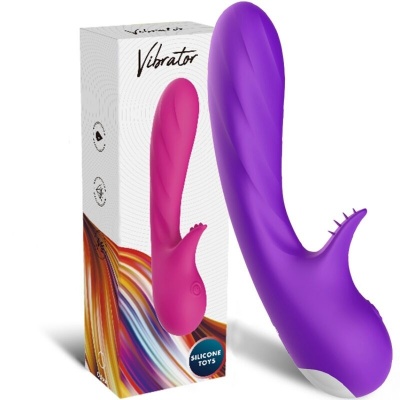 Armony Romance Vibrator with Stimulator Purple - image 5