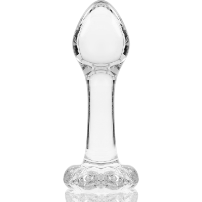 Model 2 Anal Plug Borosilicate Glass Clear 11 cm -o- 3.5 cm - image 5