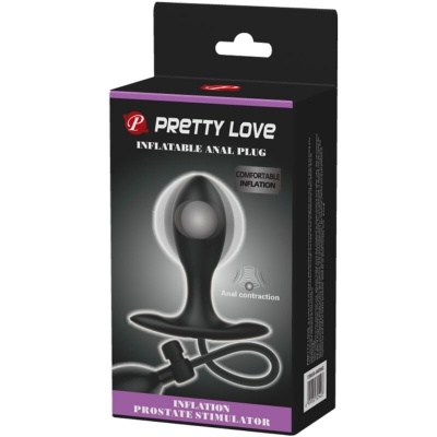 Pretty Love Inflatable Anal Plug Black - image 7