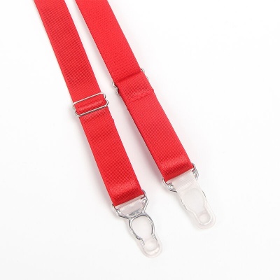 Subblime Red Bondage Bra Garter Set S/M - image 8