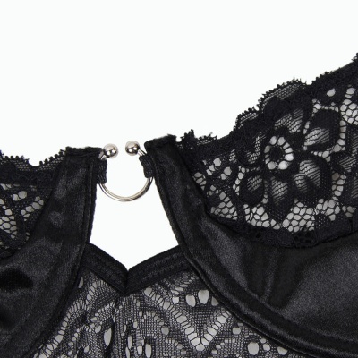 Subblime Corset with Belt Black L/XL - image 5