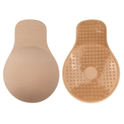 Bye Bra Chest Elevator Push-Up Fabric Beige XL - image 4