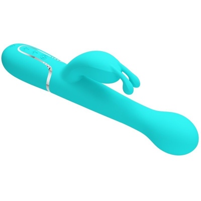 Pretty Love Dejon Rabbit Vibrator 3-in-1 Aqua Green - image 5