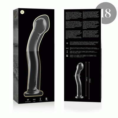 Nebula Series Model 18 Clear Glass Dildo 18.5cm - image 4