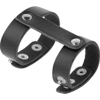 Darkness Adjustable Leather Cock Ring - image 3