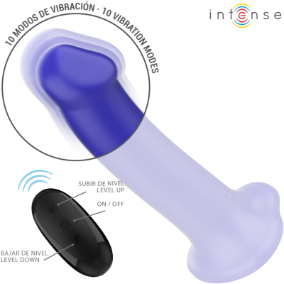 Intense Victoria Vibrator Dark Blue Suction Remote - image 3