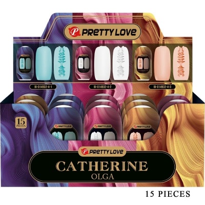Pretty Love Olga 15-Pack Masturbators, Mixed - image 1