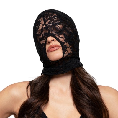 Foto van Bedroom Fantasies - Kanten BDSM Masker - Zwart
