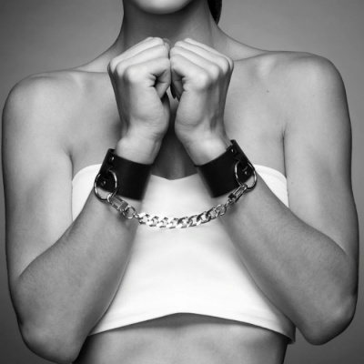 Bijoux Indiscrets Maze Wide Cuffs Black - image 2
