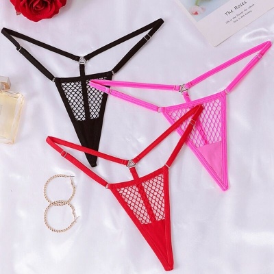 CHILIROSE Mesh Thong Red L - image 3