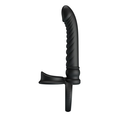 Pretty Love Merritt Anal Vibrator Ring Black - image 5