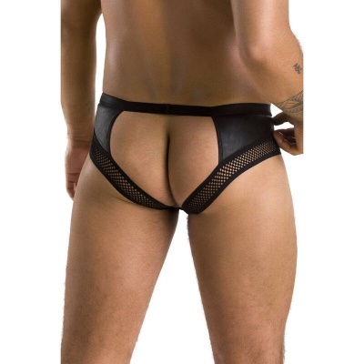 Passion 030 Open Slip Tom Black L/XL - image 4