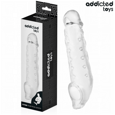 Addicted Toys Transparent Penis Sheath Size M 27cm - image 2