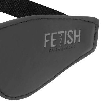 Fetish Submissive Vegan Leather Mask With Neoprene - image 3